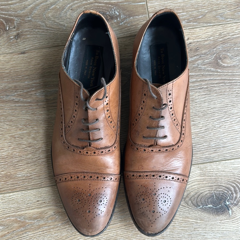 To Boot New York Adam Derrick Size 12 Leather Shoes